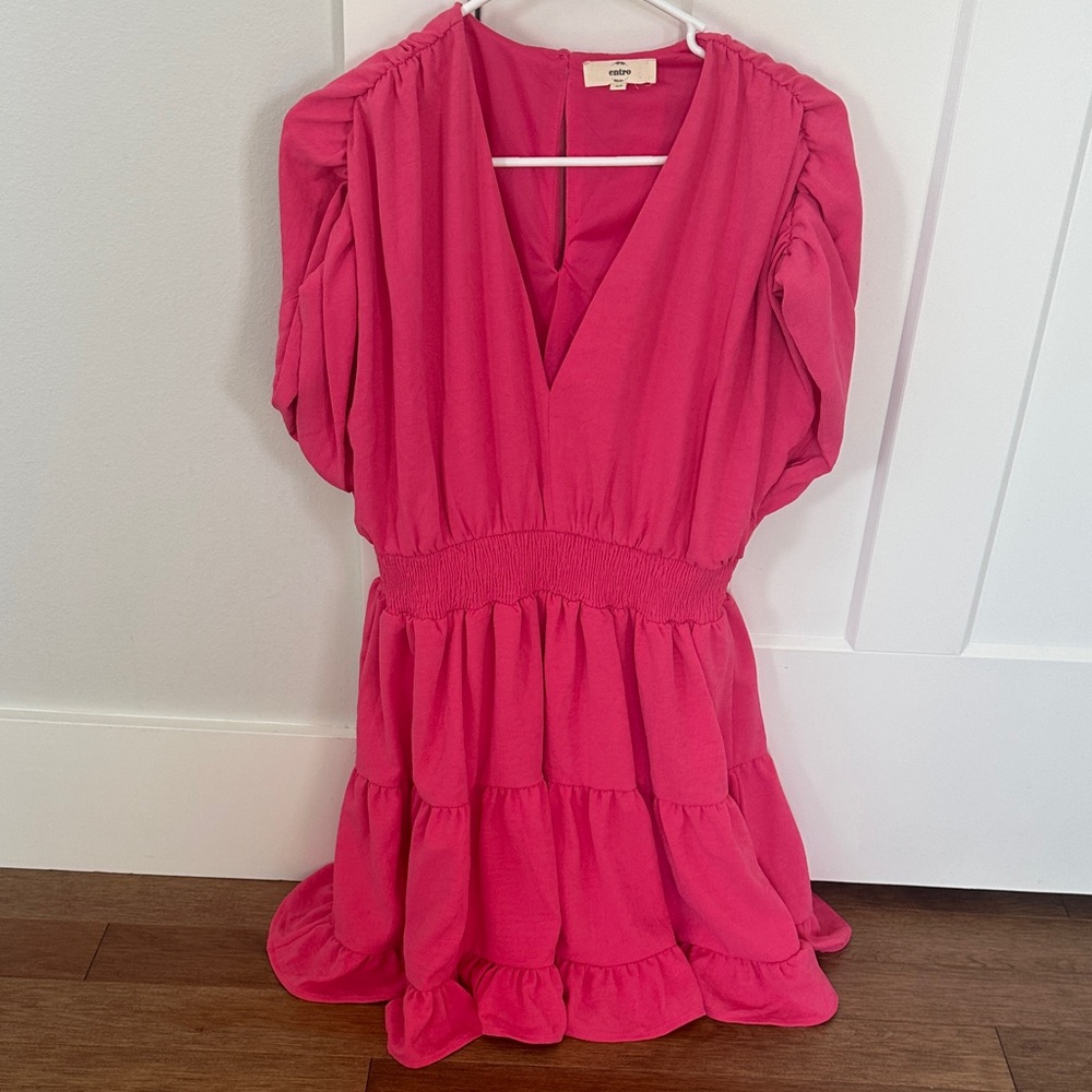Women’s pink dress